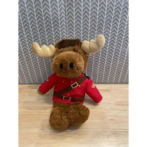 Sergeant Bullmoose RCMP Royal Canadian Mounted Police Plush Moose Canada